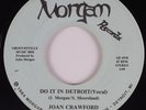 Modern Soul Boogie 45 JOAN CRAWFORD Do It In Detroit MORGAN HEAR