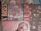 LP Iron Maiden Somewhere in time guns and Roses appetite Quiet Riot Metal health