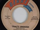 Northern Soul 45 ROSCO ROBINSON That's Enough GERRI HEAR