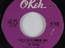 R&B Mod Soul 45 TED TAYLOR (Love Is Like A) Ramblin' Rose OKEH VG+ MC5 HEAR