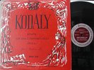 Janos Starker/Kodaly: Sonata for Solo Cello, Op. 8 Period MONO