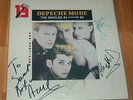 DEPECHE MODE FULLY HAND SIGNED AUTOGRAPHED THE SINGLES 81-85 LP