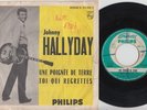 Johnny HALLYDAY * Une poignée de terre * SP 45 Juke-Box 1961
