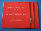Rolf LOOSER: Bach:  Suite No 1 -6 Suiten  - VDE - RARE 