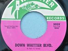 GODFREY 45 Down Whittier Blvd. WHITTIER 505X  Garage Punk psych1966  VG+ RARE