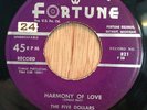 The Five Dollars doo-wop r&b 45   Harmony Of Love / Doctor Baby