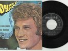 SP 45 Tours JOHNNY HALLYDAY ENTRE MES MAINS  / JEUNE HOMME  Made in Espagne