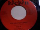 KICKIN -For Heaven's sake/One Dear World 45 RARE Funk soul Private label 1972