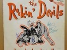 THE ROCKIN DEVILS - BRING BACK UK HOT STUFF LP SIGNED