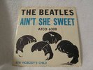 Amazing condition THE BEATLES Aint She Sweet 45 record with picture sleeve ATCO
