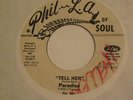 Sweet Soul 45 PARDISE on Phil L.A. of Soul PROMO  TELL HER