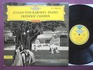 DGG red stereo CHOPIN: Sonatas, Bolero, Mazurka..JULIAN von KAROLYI piano, NM