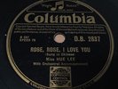 Hue Lee - Rose Rose I Love You / An Autumn Melody (Columbia DB 2837) Ex