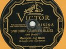 MEMPHIS JUG BAND-SNITCHIN' GAMBLER BLUES -VICTOR 21524