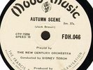 78 RPM SIDNEY TORCH autumn scene emi mood music library FDH.046 10