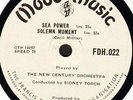 78 RPM SIDNEY TORCH sea power etc emi mood music library FDH.022 10