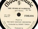 78 RPM SIDNEY TORCH the sword of damocles emi mood music library FDH.016 10