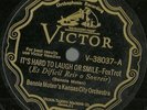 Bennie Moten & his KC Orch, Tough Breaks, Hard to Laugh Victor 38037 78 rpm