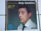 SERGE GAINSBOURG L'ETONNANT orig EP biem PHILIPS languette TB ETAT
