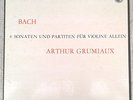 Arthur Grumiaux: Bach Sonatas and Partitas - Philips 835 198/200 AY + autograph