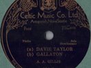 A.A Gillis Celtic 014  Cape Breton Fiddle 78 rpm