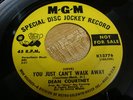 DEAN COURTNEY You just can't walk away M-G-M PROMO 45 Northern Soul  RARE