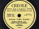 78 RPM RARE OLD JAZZ PUNCH MILLER & FRISKY FOOT JACKSON CREOLE 5 MUST SEE/ EE-