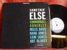 CANNONBALL ADDERLEY, Miles DAVIS , ART BLAKET, Hank JONES...- Somethin' ELSE /EX