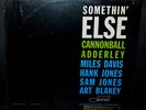 CANNONBALL ADDERLEY, MILES DAVIS, Somethin' Else, Blue Note BST-1595 in Shrink