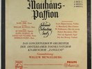 PHILIPS MINIGROOVE ED.1 BACH MENGELBERG MATTHEW PASSION 4 LP A 00150-153 L NM