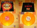 GUNS N’ ROSES – rare original 1991 LIVE AND LET DIE 12’’ ORANGE Vinyl  AC/DC