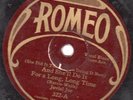 ROMEO 322 JOVIAL JOE ( Harry Barris) Bing Crosby RHYTHM BOYS missing link 1926