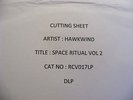 Hawkwind Space Ritual Vol 2 rare White Label Test Press Unplayed + Cut Sheet