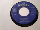 LUTHER AND LITTLE EVA  LOVE IS STRANGE, KING 5010, LABEL M-SOL,VINYL V+