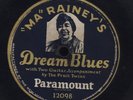 78 RPM RARE MA RAINEY PICTURE DISC ON PARAMOUNT 12098 MUST SEE / VGVG+