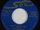 Modern Soul Boogie 45 WILLIAM BOSTIC What You Do To Me SOR HEAR VG++