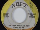 Crossover Soul 45 FREDDIE NORTH Oh Lord, What Are You Doing to Me ABET HEAR