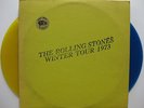 ROLLING STONES Winter Tour 1973 Yellow and Blue Colored Vinyl 2xLP TMOQ