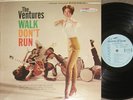 THE VENTURES- Walk Don't Run - original 1960 Dolton Stereo LP Record- EX