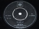 BOB DYLAN - Lay Lady Lay -  INDIA prs. 45