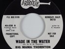 R&B Mod Rocker 45 BIG MAMA THORNTON Wade In the Water ARHOOLIE HEAR