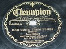 JESS HILLARD 78 rpm CHAMPION 16368 pre war country GENNETT