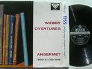 WEBER lp- Overtures, Ansermet DECCA FFSS SXL 2112 England 1959
