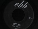 ROCKABILLY 45 GENE WYATT LOVER BOY / LOVE FEVER EBB 123 CLEAN VG++ HEAR
