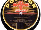 ACOUSTIC MULTI-COLOR POLYDOR: CELLO QUARTET WITH COMPOSER FRANZ SCHMIDT (1923)