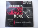 THELONIOUS MONK 10-inch Genius of Modern Music BLUE NOTE