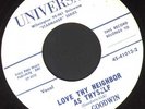 RARE ORIGINAL ROCKABILLY BOPPER 45 BILL GOODWIN ON UNIVERSAL DELAWARE LISTEN 