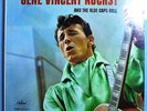 GENE VINCENT ROCKS & THE BLUE CAPS ROLL RARE ORIGINAL '57 CAPITOL MONO LP NICE