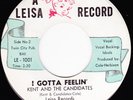 Rare 45 KENT & THE CANDIDATES on LEISA R'n'B POPCORN SOUL 