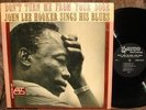 John Lee Hooker sings his blues Lp Atco Don't turn from your door Rare